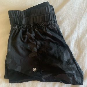 Black Camo athletic shorts size 4